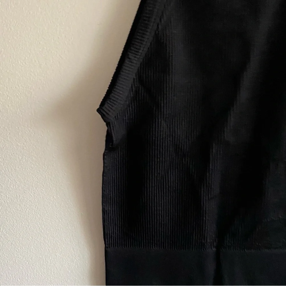 Free People Intimately Black Ribbed Crewneck Stretch Tank Top Size M/L READ - Picture 10 of 13